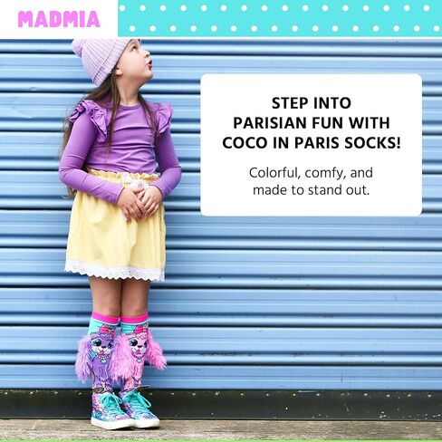 جوارب MADMIA Coco in Paris بطول الركبة - جوارب ملونة للأطفال والكبار in Kuwait