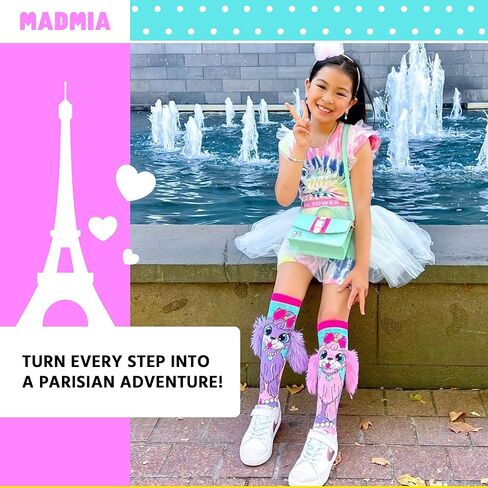 جوارب MADMIA Coco in Paris بطول الركبة - جوارب ملونة للأطفال والكبار in Kuwait