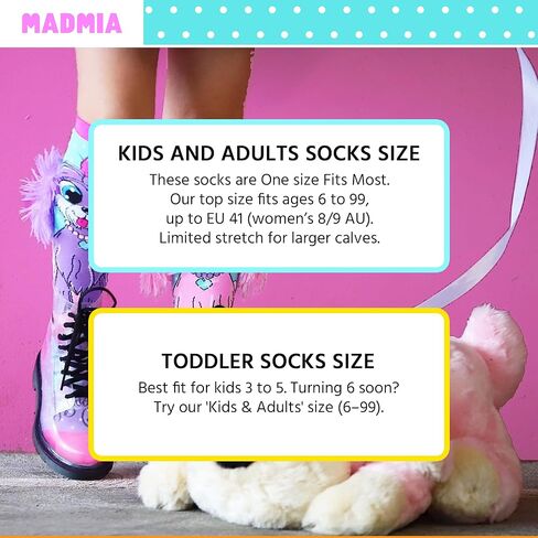 جوارب MADMIA Coco in Paris بطول الركبة - جوارب ملونة للأطفال والكبار in Kuwait