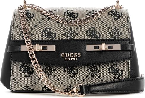 GUESS Women's Melinda Logo Mini Convertible Crossbody Flap in Saudi Arabia