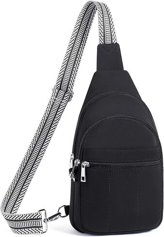 Small Sling Bag for Women, Puffer Crossbody Bag Anti Theft Travel RFID Purses Fanny Packs for Travel Hiking in Saudi Arabia