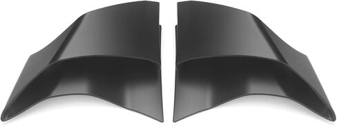 لـ CF Moto 675SS 675SR 675SR-R 2024 2025 جناح سبويلر أمامي للدراجة النارية، زعانف أجنحة هوائية ديناميكية، ABS أسود، قطعتان (أسود نابض بالحياة، جناح) in Kuwait