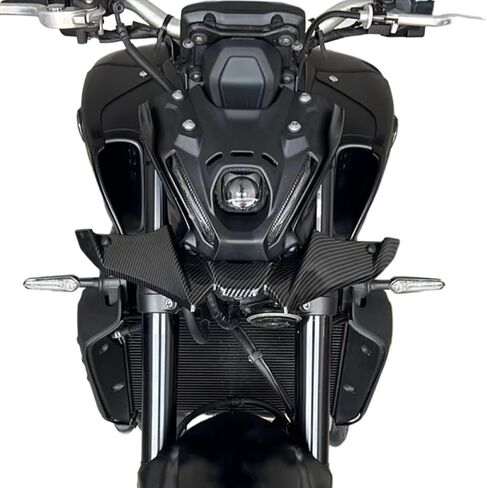 Front Downforce Spoiler Aerodynamic Wing Deflector Carbon Fiber Compatible with MT 09 MT09 SP 2021 2023 in Kuwait