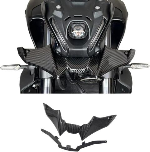 Front Downforce Spoiler Aerodynamic Wing Deflector Carbon Fiber Compatible with MT 09 MT09 SP 2021 2023 in Kuwait
