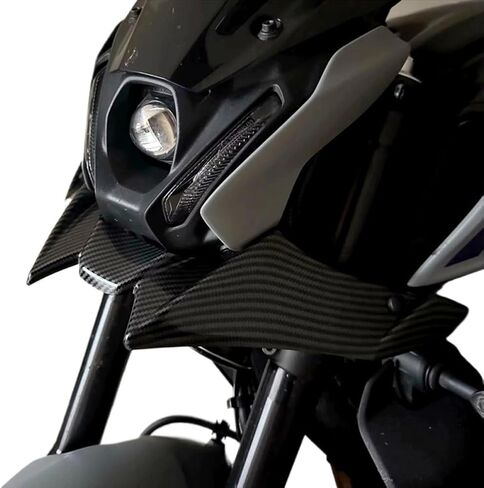 Front Downforce Spoiler Aerodynamic Wing Deflector Carbon Fiber Compatible with MT 09 MT09 SP 2021 2023 in Kuwait
