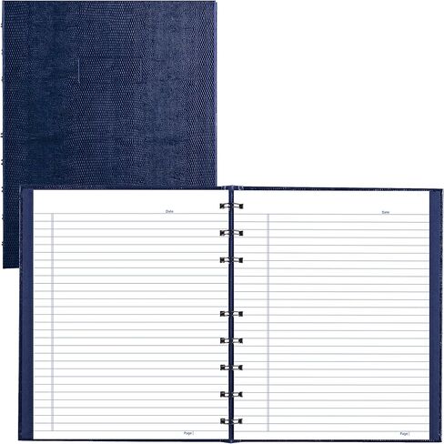 Blueline NotePro™ Executive Notebook, Indexing System, Refillable, Hard Cover, 9.25" x 7.25", 150 Ruled Pages, Indigo Blue (A7150.BLU) in Saudi Arabia