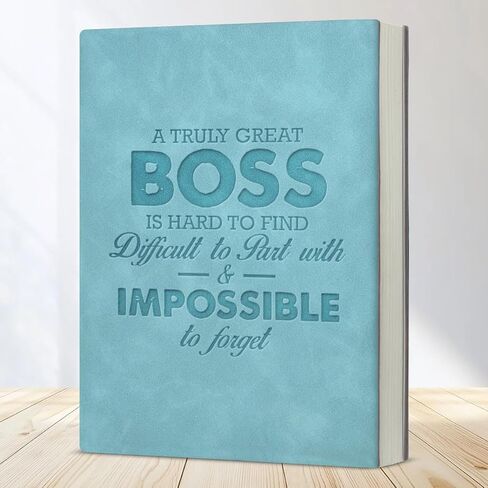 Best Boss Journal Notebook Gifts for Women Men, Appreciation Gifts for Leader Manager Mentor, a Truly Great Boss Is Hard to Find Leather Writing Notebook in Saudi Arabia