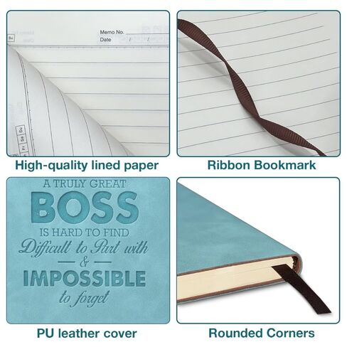 Best Boss Journal Notebook Gifts for Women Men, Appreciation Gifts for Leader Manager Mentor, a Truly Great Boss Is Hard to Find Leather Writing Notebook in Saudi Arabia