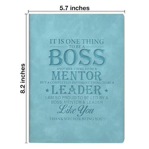Boss Journal Notebook Appreciation Gifts for Men Women, Thank You Gifts for Mentor Leader, It Is One Thing to Be a Boss Leather Writing Notebook in Saudi Arabia