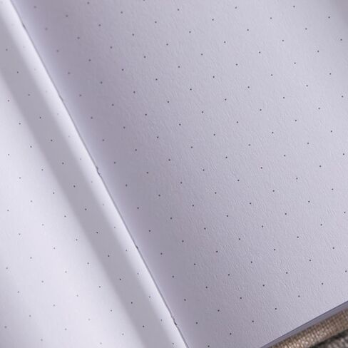 Joss & Lac Design Classic Journal with Linen Cover, Premium 180GSM Paper, 8.2 x 8.2 Inch Notebook, 80 Pages (Blank) in Saudi Arabia