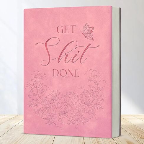 Motivational Notebook Gift for Women Get It Done Wreath Journal for Female Coworkers Friends Staffs in Saudi Arabia
