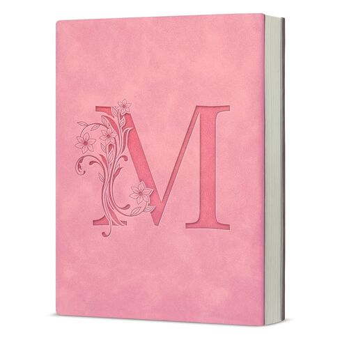 Initial Letter M Notebook Journal Personalized M Letter Writing Notebook Monogrammed Gifts for Women Graduation Birthday - Light Green in Saudi Arabia