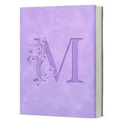 Initial Letter M Notebook Journal Personalized M Letter Writing Notebook Monogrammed Gifts for Women Graduation Birthday - Light Green in Saudi Arabia