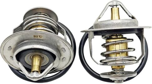 2 قطعة 25500-2GGA0 منظم حرارة مبرد المحرك يناسب 2015-2022 هيونداي/كيا 2.4L (2359CC) DOHC L4 هيونداي سانتا في سوناتا توكسون/كيا أوبتيما سورينتو سبورتاج 25500 2GGA0 in Saudi Arabia