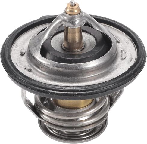 Car Thermostat, Engine Coolant Thermostats No.2550025001 for Kia Rondo 2.4L 2007-2009 Metal Silver Tone, 1 Pcs in Saudi Arabia