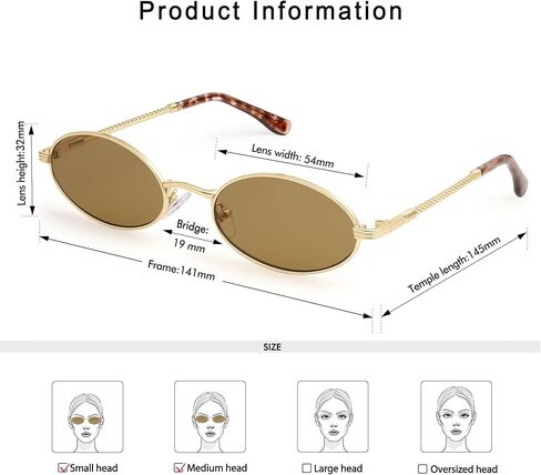 Retro Oval Cat Eye Sunglasses for Women Y2k Trendy Narrow 90s Sunnies Designer Sun Glasses AP3721 in Saudi Arabia