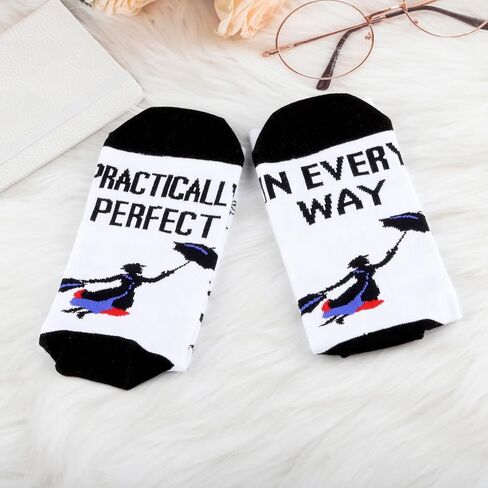 G2TUP Mary Musiacl Socks Mary Fans Gift Practically Perfect In Every Way Socks Maries Music Merch in Saudi Arabia