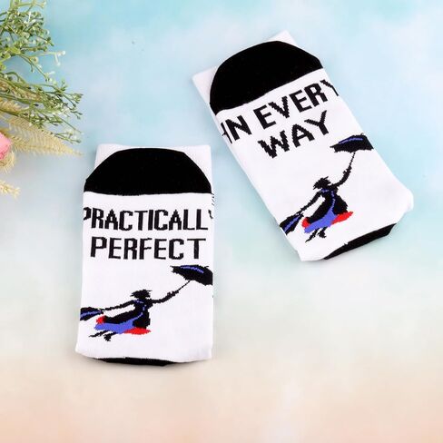 G2TUP Mary Musiacl Socks Mary Fans Gift Practically Perfect In Every Way Socks Maries Music Merch in Saudi Arabia