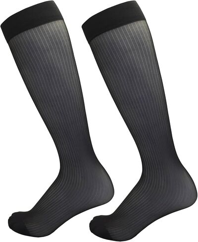 Men's Ultra Thin Business Dress Socks - 93% Nylon with Reinforced Toe - Moisture Wicking in Saudi Arabia