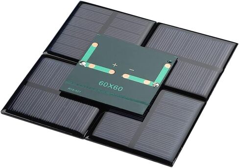 SUNYIMA 10 قطعة 5.5 فولت 80mA ألواح شمسية صغيرة 2.36 "x 2.36" لتقوم بها بنفسك مواد لعبة كهربائية الخلايا الكهروضوئية مجموعات نظام الطاقة الشمسية ذاتية الصنع in Kuwait