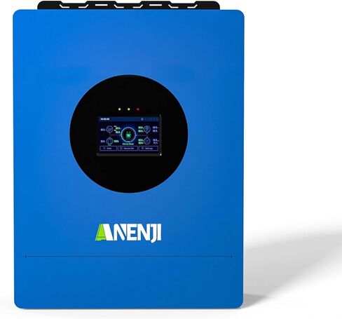 Hybrid Solar Inverter 3000W, 24Vdc to110Vac Off-Grid Inverter,100A MPPT Controller,Support Battery-Less or AGM Lithium Battery, Pure Sine Wave for Home Backup,Solar Systems in Saudi Arabia