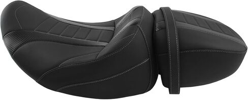 H RUO Motorcycle Two Up Seat Driver Passenger Seat Low Profile PU Leather Seat Fits for Harley Touring Road Glide Street Glide FLTRX FLTRXSE FLHX FLHXSE 2023-2025 2024 in Saudi Arabia