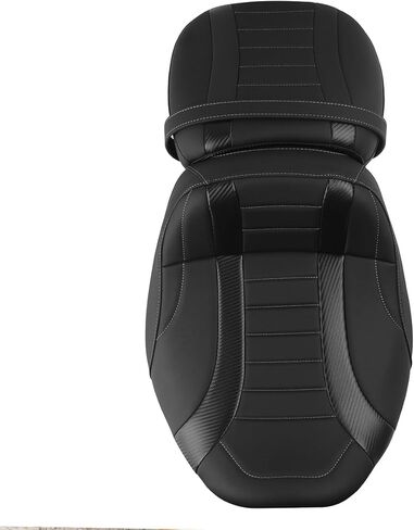 H RUO Motorcycle Two Up Seat Driver Passenger Seat Low Profile PU Leather Seat Fits for Harley Touring Road Glide Street Glide FLTRX FLTRXSE FLHX FLHXSE 2023-2025 2024 in Saudi Arabia
