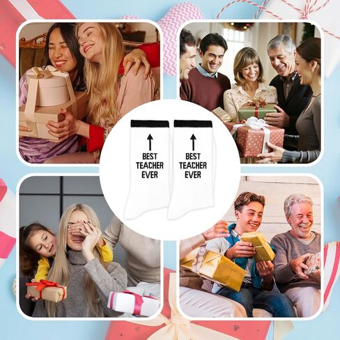 أفضل جوارب للمعلمين على الإطلاق - هدايا للمعلمين في أعياد الميلاد والكريسماس والتخرج. (149) in Kuwait