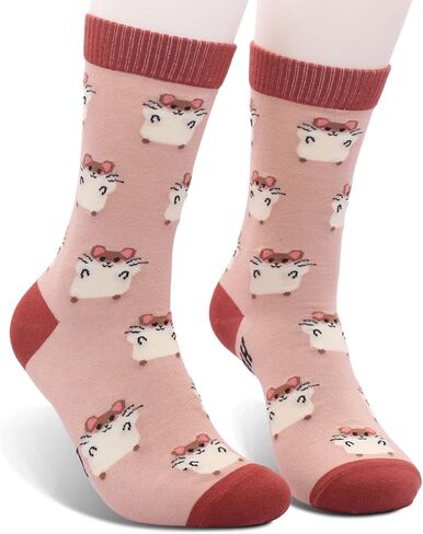 جوارب الهامستر اللطيفة، هدايا الهامستر، إكسسوارات الهامستر، أشياء ديكور لمحبي حيوانات الهامستر الأليفة، جوارب الهامستر المجنونة المبتكرة، هدايا عيد الميلاد المثالية للنساء والرجال.(089) in Kuwait