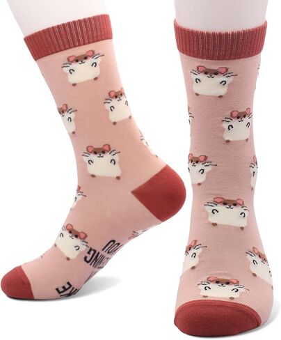 جوارب الهامستر اللطيفة، هدايا الهامستر، إكسسوارات الهامستر، أشياء ديكور لمحبي حيوانات الهامستر الأليفة، جوارب الهامستر المجنونة المبتكرة، هدايا عيد الميلاد المثالية للنساء والرجال.(089) in Kuwait