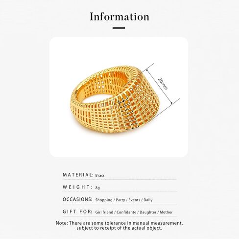 Silver Ring for Women，Imitation Platinum Hollow Out Design Ring，Personality Trend Fashion Ring in Saudi Arabia