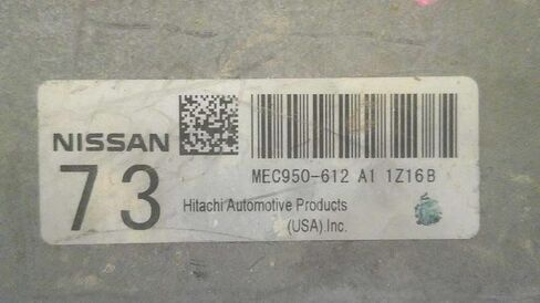 Engine ECM Control Module 2.0L 11-12 Compatible with Nissan SENTRA MEC950-612 A1 MEC950612A1 in Saudi Arabia