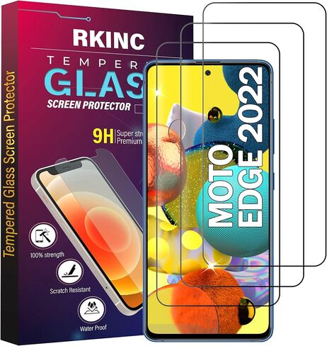 واقي شاشة RKINC [4 عبوات] لهاتف Motorola Moto G Pure، واقي شاشة من الزجاج المقوى، 0.33 مم [ضمان مدى الحياة] [مضاد للخدش] [مضاد للكسر] [خالي من الفقاعات] in Saudi Arabia