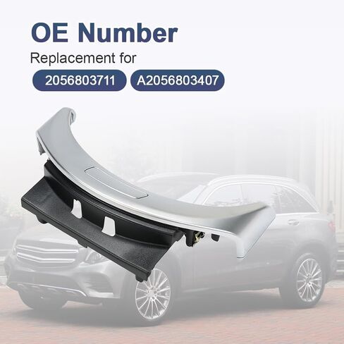 غطاء مفتاح زر تحرير صندوق وحدة التحكم المركزية الأمامية متوافق مع مرسيدس بنز C300 C350e C43 C63 AMG W253 GLC43 AMG GLC300 GLC350e 2015-2019 لاستبدال A2056803407 2056803711 in Kuwait