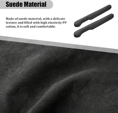 2PCS Car Seat Gap Filler, 2PCS Leather Between Chair Console Gap Plug to Impede ltems from Dropping, Automotive Interior Seat Seam Guard Stopper, Universal for Sedan RV Truck (Black) in Saudi Arabia