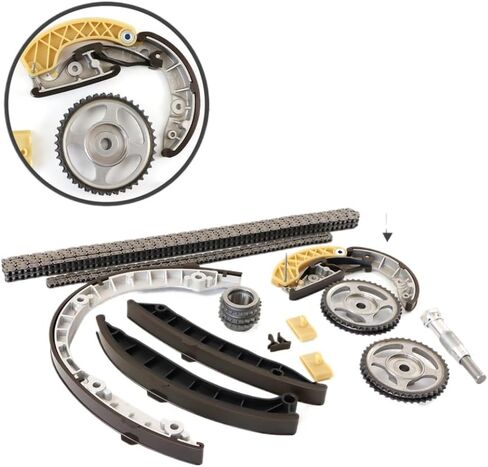 Engine Timing Chain Tensioner Guides Kit 94810516910 94610725275 Compatible With 970 3.0L 3.6L V6 M46 MCW DA MCT MA Engine in Saudi Arabia