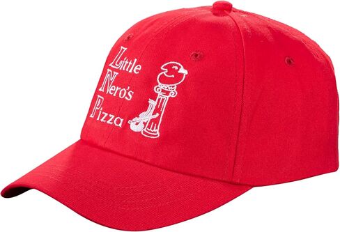 Little Nero Pizza Hat 90s Kevin Christmas Movie Red Adjustable Hat in Saudi Arabia