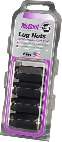 McGard 64072 Chrome/Black Cone Seat Lug Nut Set, (Set of 4) in Saudi Arabia