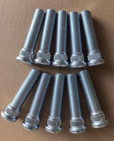 10pcs Wheel Studs M14x1.5 Lug Stud 610-004 16mm Knurl, 59.8mm Length Replacement for 2015-2024 Ford Expedition F150 Lobo, 22-24 Bronco, Lincoln Mark LT Navigator in Saudi Arabia