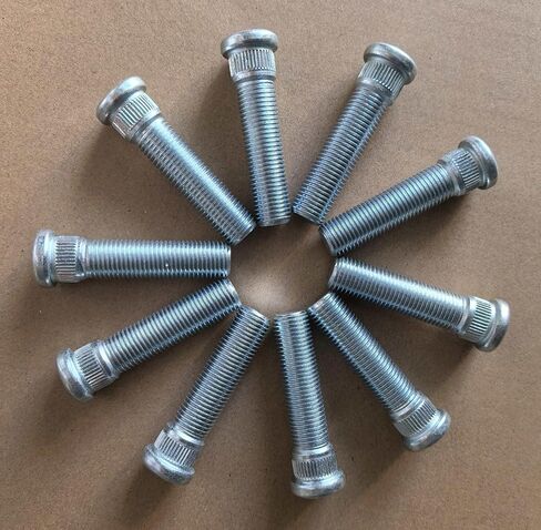 10pcs Wheel Studs M14x1.5 Lug Stud 610-004 16mm Knurl, 59.8mm Length Replacement for 2015-2024 Ford Expedition F150 Lobo, 22-24 Bronco, Lincoln Mark LT Navigator in Saudi Arabia