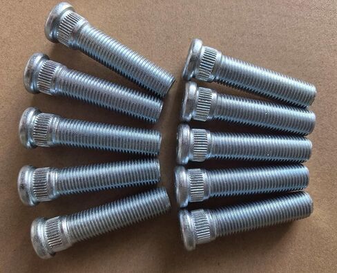 10pcs Wheel Studs M14x1.5 Lug Stud 610-004 16mm Knurl, 59.8mm Length Replacement for 2015-2024 Ford Expedition F150 Lobo, 22-24 Bronco, Lincoln Mark LT Navigator in Saudi Arabia
