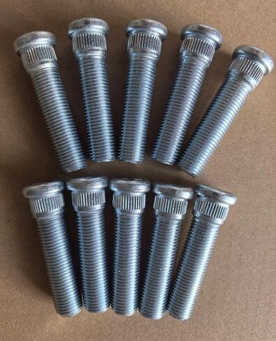 10pcs Wheel Studs M14x1.5 Lug Stud 610-004 16mm Knurl, 59.8mm Length Replacement for 2015-2024 Ford Expedition F150 Lobo, 22-24 Bronco, Lincoln Mark LT Navigator in Saudi Arabia