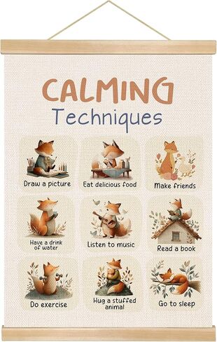 You found a duck Mood Meter Poster for Kids and Adults – Mental Health Feelings Chart for Therapy Office, Counseling Room, or Classroom Wall Decor,SEL Poster14x18.5In (BG22) in Saudi Arabia