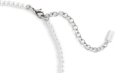 COACH Womens Stone Heart Pearl Choker Necklace in Saudi Arabia