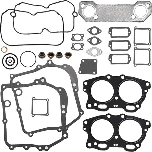 MDEOOSKY 7608902 مجموعة أدوات إعادة بناء طوقا عربة الجولف لاستبدال EZGO 295cc 350cc 4 دورة عربة جولف الغاز 1991-2008 Fuji Robin Engine Pre MCI inc MCI Breather Gasket in Saudi Arabia