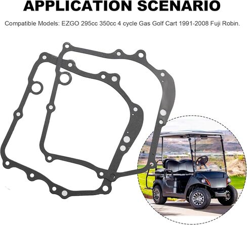 MDEOOSKY 7608902 مجموعة أدوات إعادة بناء طوقا عربة الجولف لاستبدال EZGO 295cc 350cc 4 دورة عربة جولف الغاز 1991-2008 Fuji Robin Engine Pre MCI inc MCI Breather Gasket in Saudi Arabia