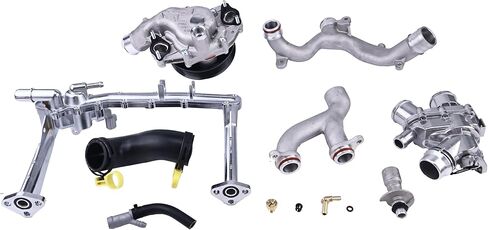 Cooling System Replacement Kit Compatible with Jaguar Land Rover 3.0L V6 Supercharged Engine Replaces P/N LR092992 LR109401 AJ813909 LR117568 LR048474 LR045239 in Saudi Arabia