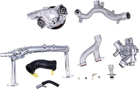 Cooling System Replacement Kit Compatible with Jaguar Land Rover 3.0L V6 Supercharged Engine Replaces P/N LR092992 LR109401 AJ813909 LR117568 LR048474 LR045239 in Saudi Arabia
