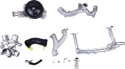 Cooling System Replacement Kit Compatible with Jaguar Land Rover 3.0L V6 Supercharged Engine Replaces P/N LR092992 LR109401 AJ813909 LR117568 LR048474 LR045239 in Saudi Arabia