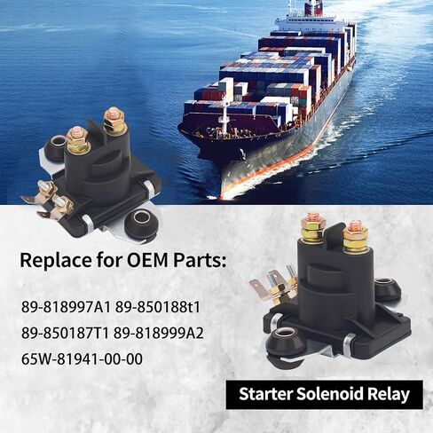 89-818997A1 مرحل الملف اللولبي للمبتدئين متوافق مع Mercury Marine Mercury 4 Terminal 20HP 25HP 40HP 45HP 50HP 55HP 60HP 65HP 70HP 80HP 90HP 89-850188t1 89-850187T1 89-818999A2 65W-81941-00-00 in Saudi Arabia